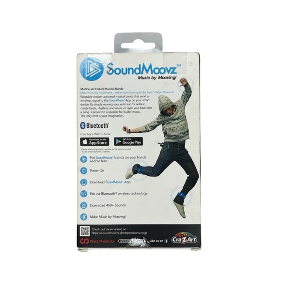 SoundMoovz Bluetooth Musical Bandz - Blue - Picture 2 of 3